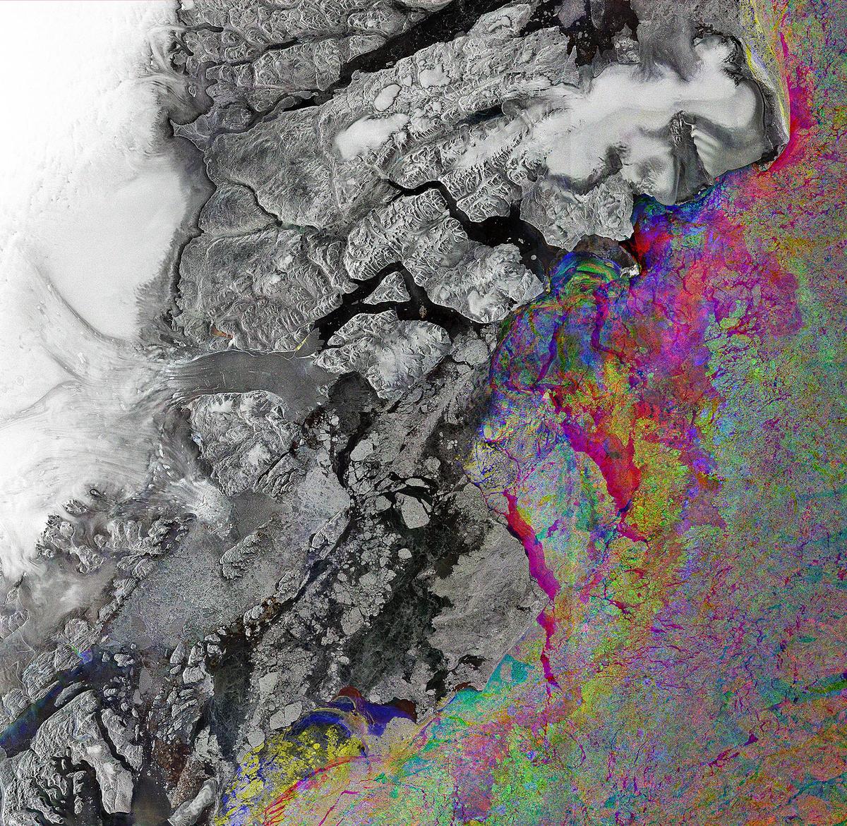 Zachariae Isstrom glacier