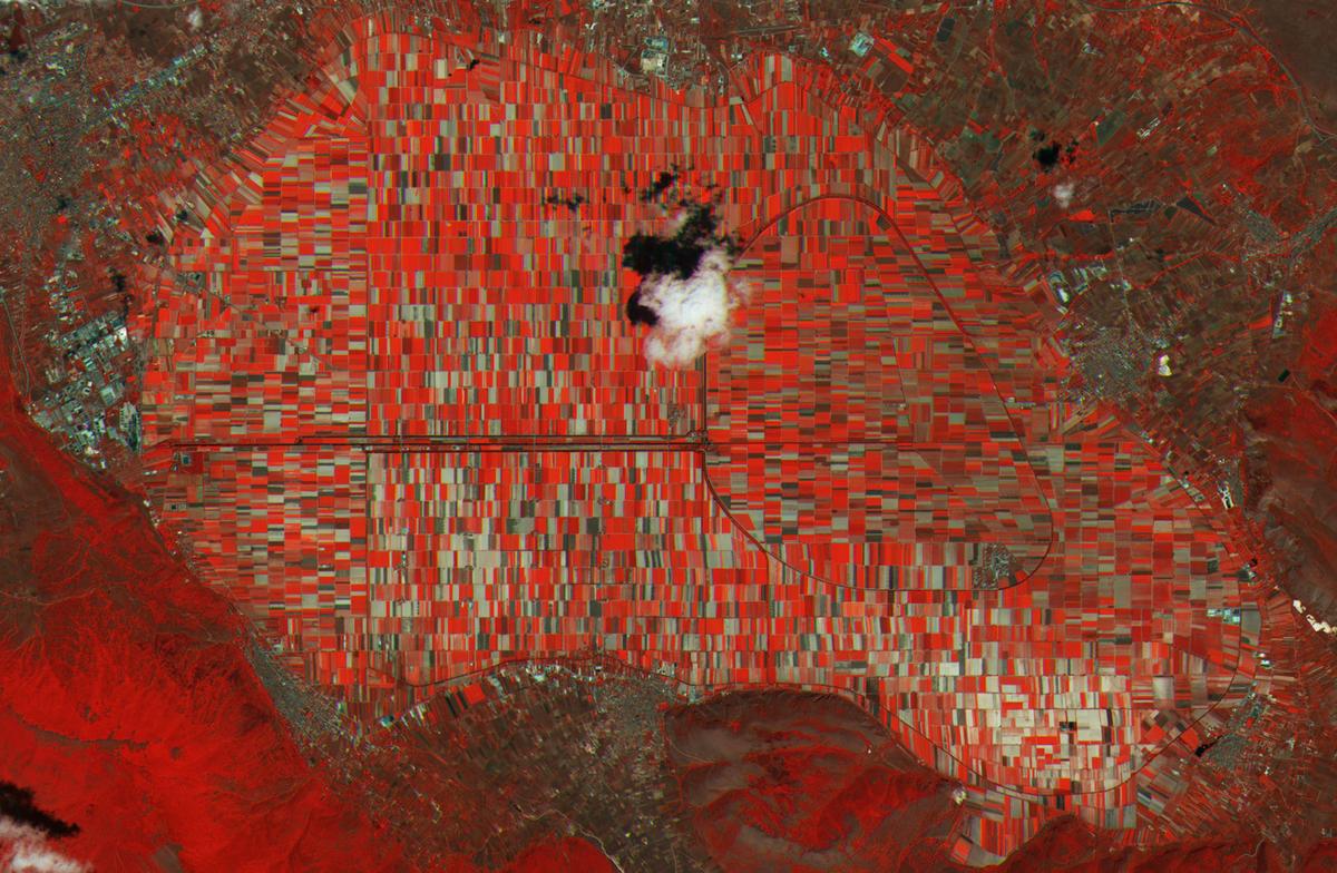 Earth from Space: Avezzano Plain In Italy