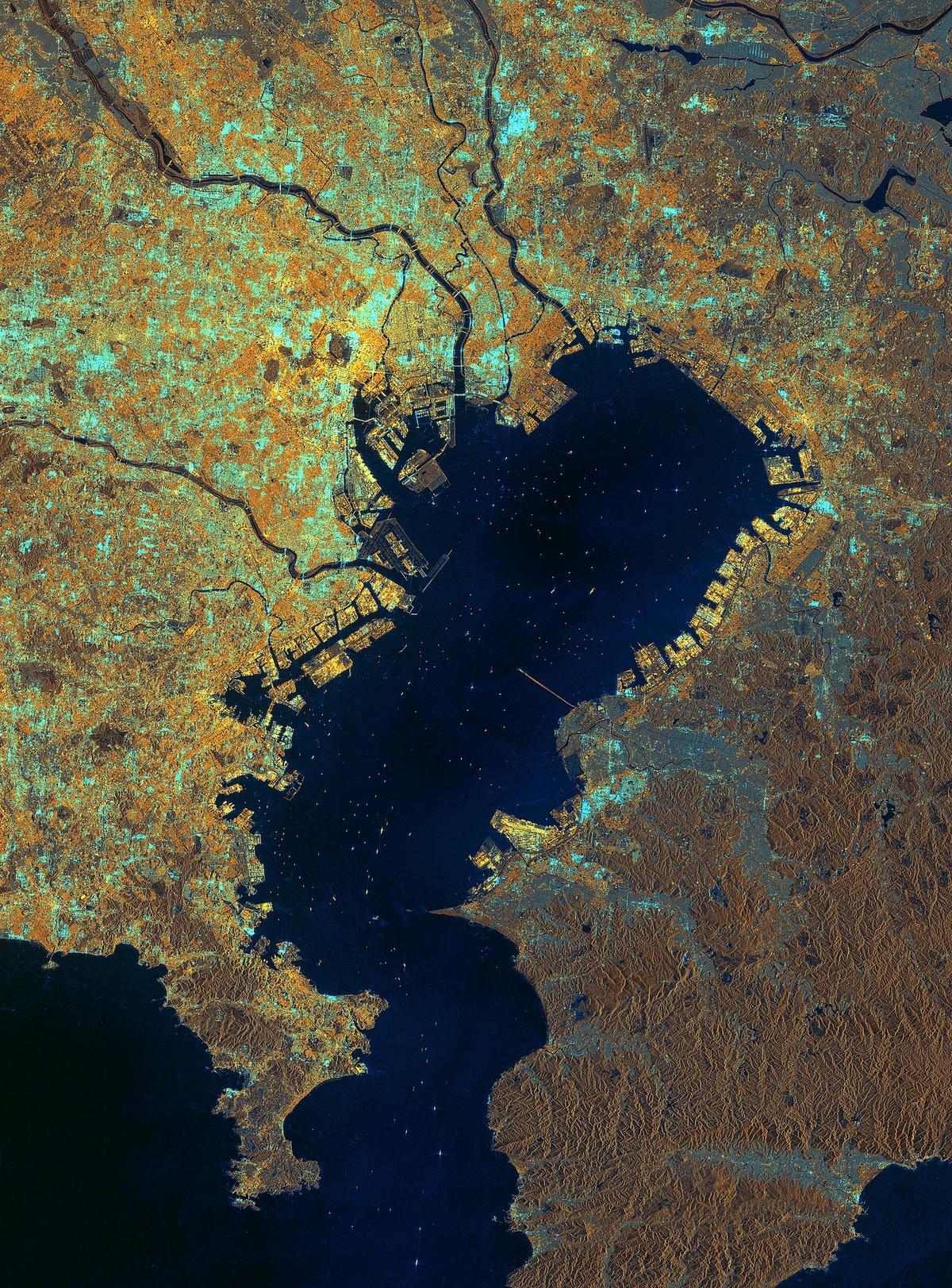 Earth From Space: Megacity Of Tokyo And Tokyo Bay