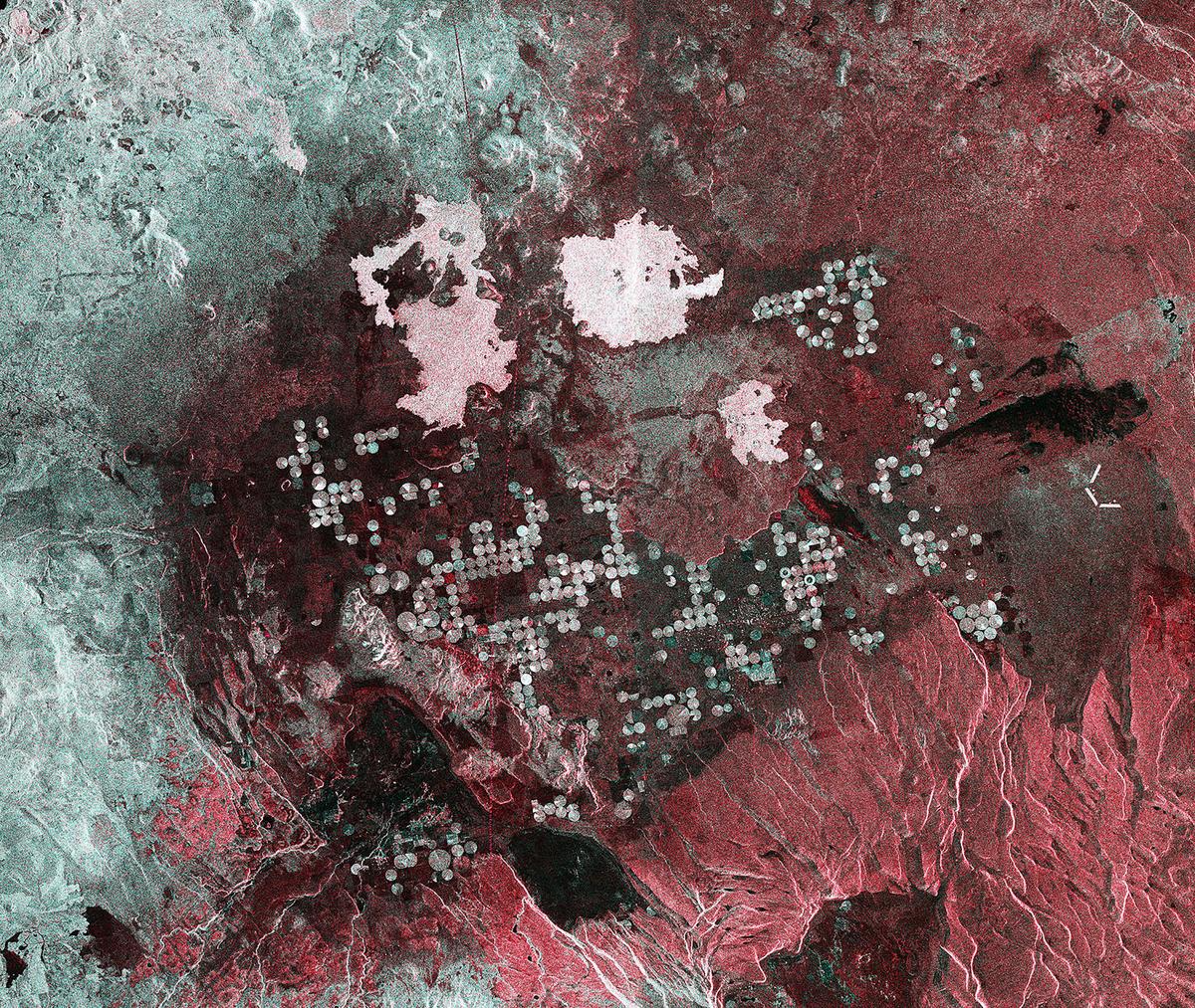 Earth From Space: High Desert Region In Lake County Oregon