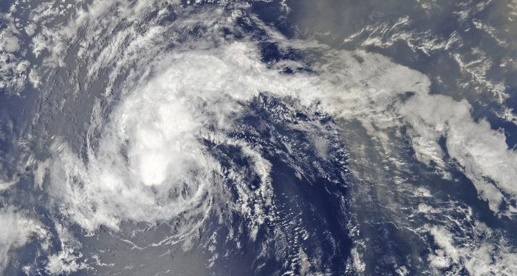 Tropical Storm Fiona in the eastern Atlantic Ocean