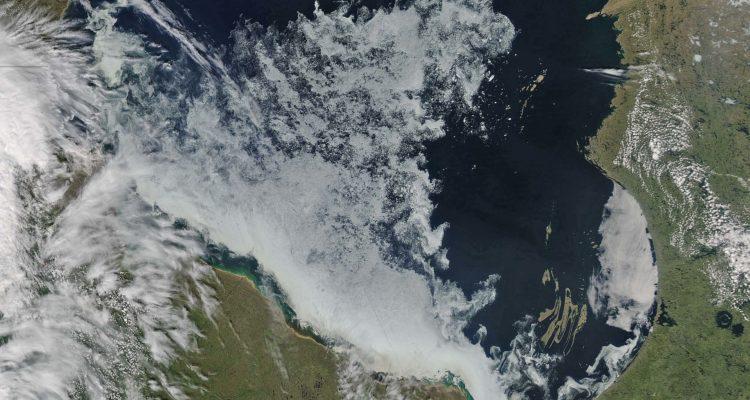 Sea ice in Hudson Bay