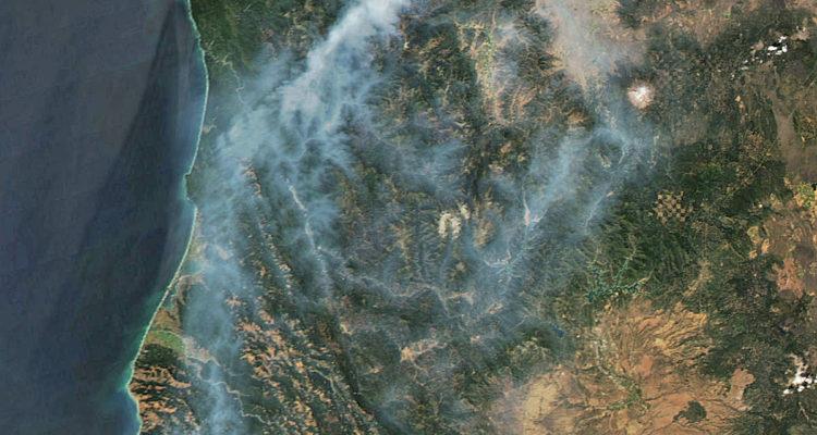 The Gap Fire in California