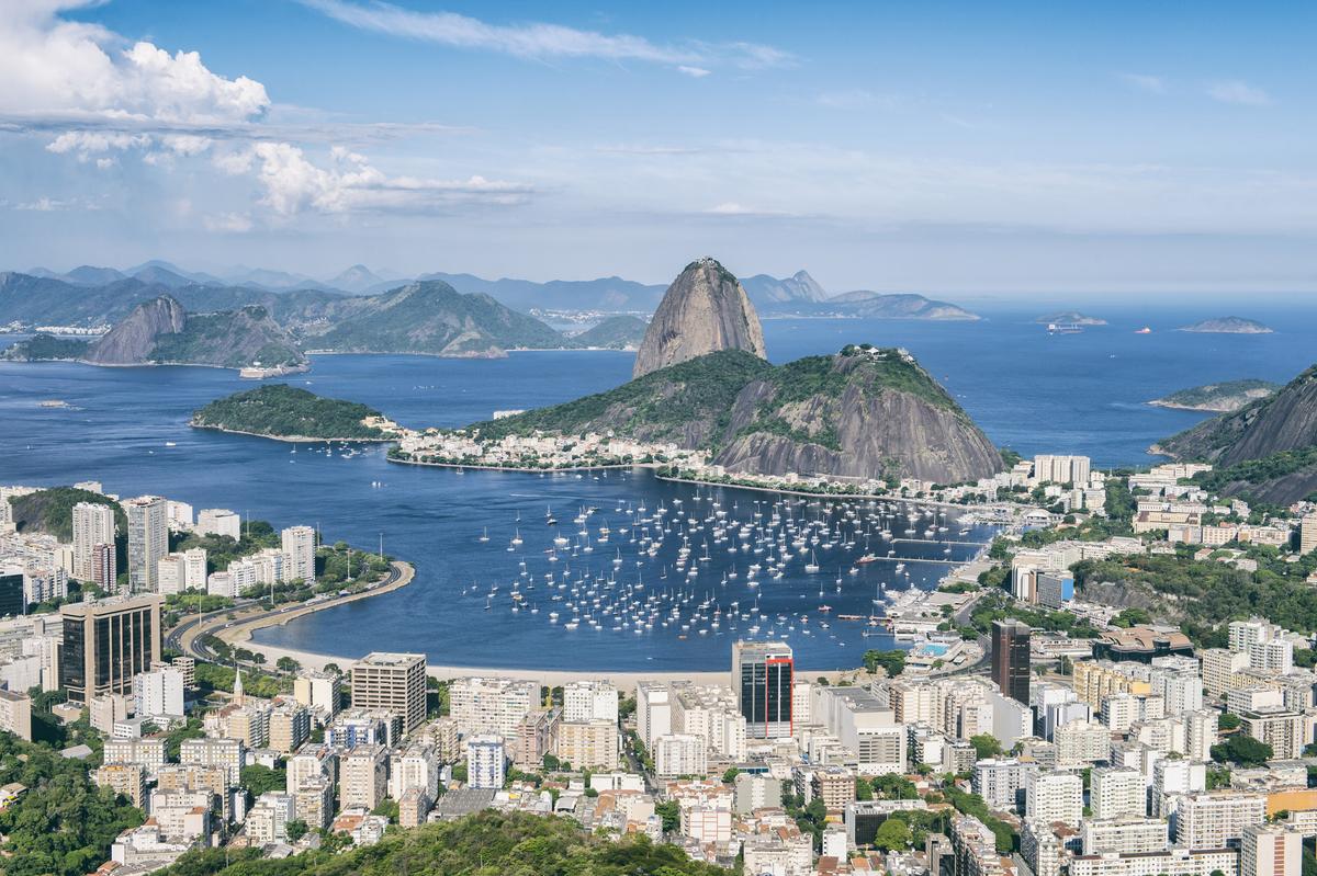 Guanabara Bay in Rio de Janeiro, Brazil