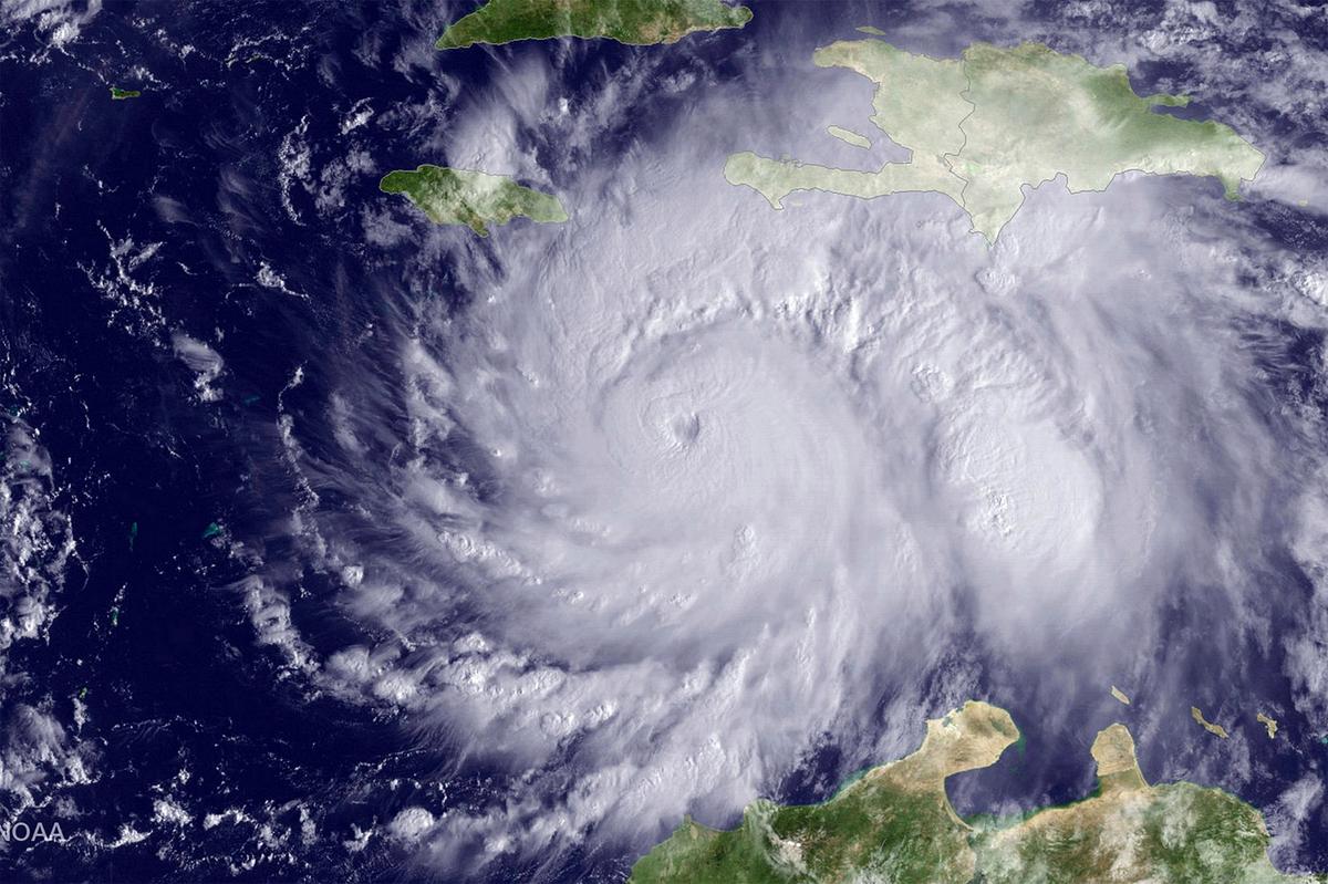 Hurricane Matthew seen from the International Space Station