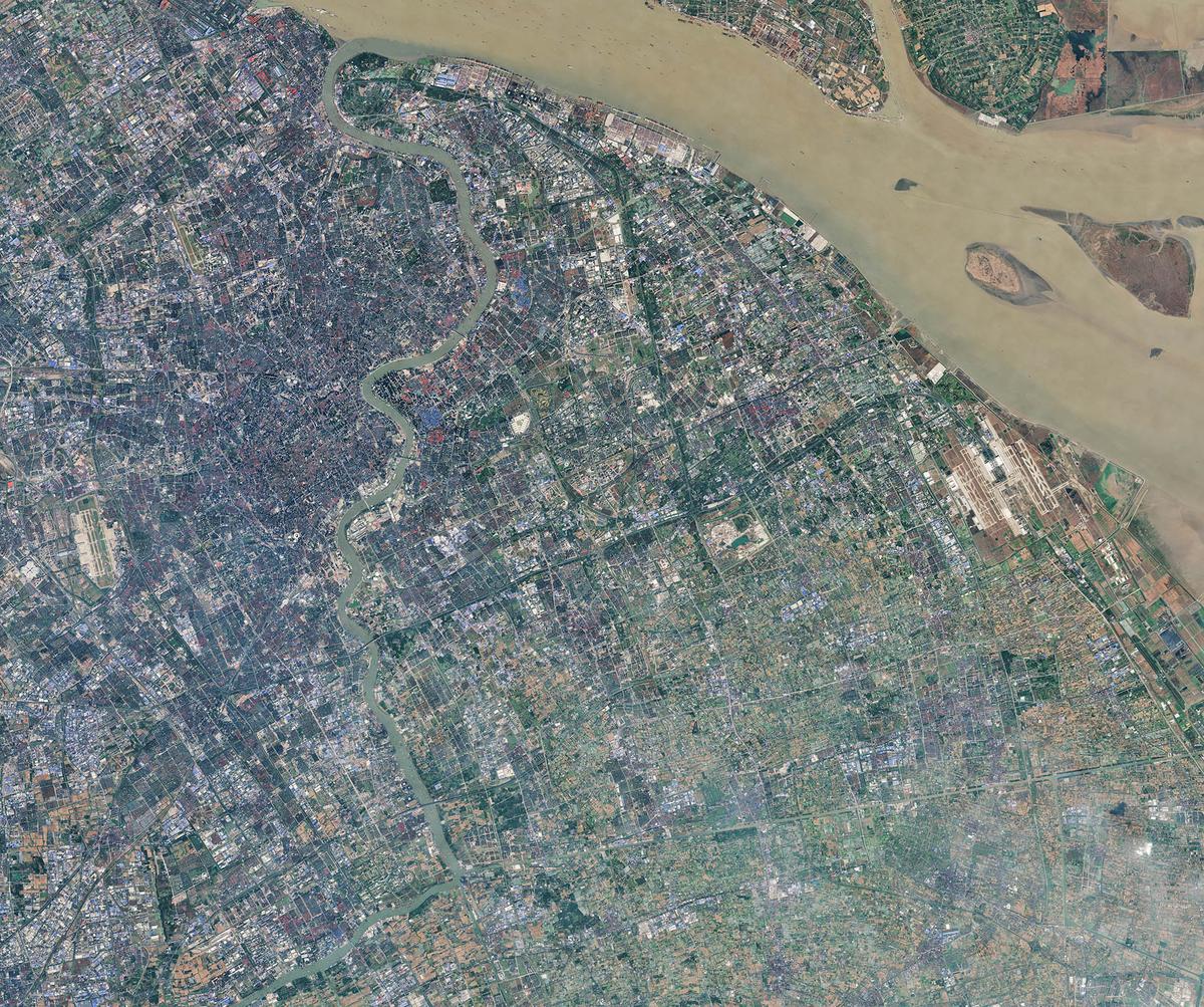 The Chinese city of Shanghai