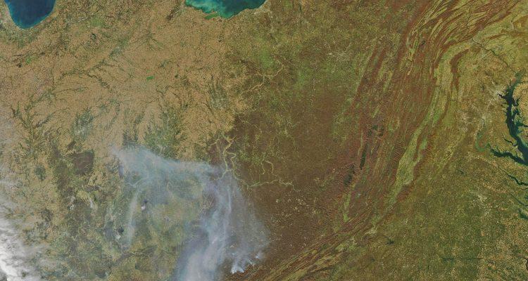 Wildfires rage across the southeastern United States
