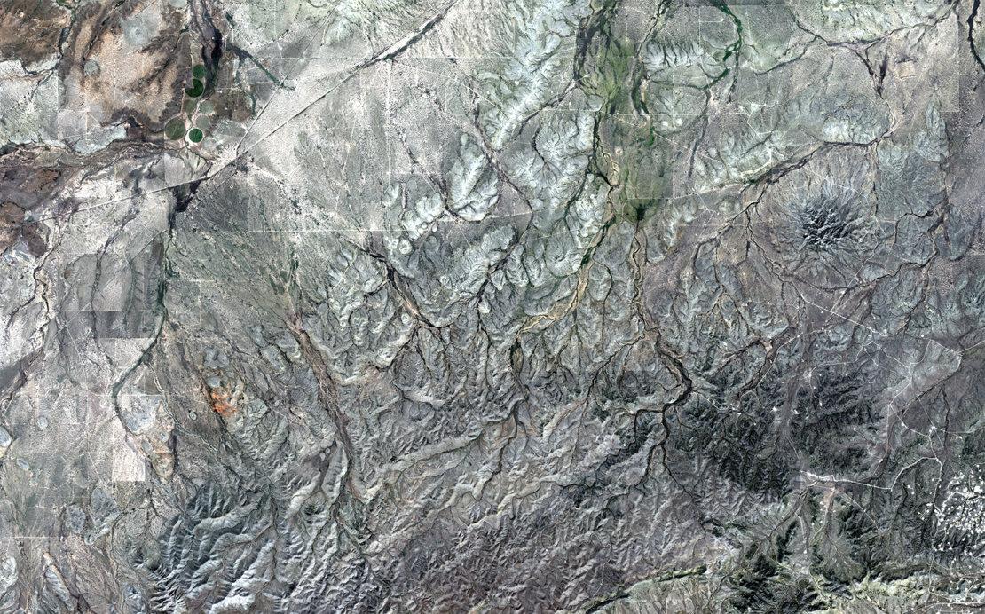 Earth from space: a glimpse at western Texas