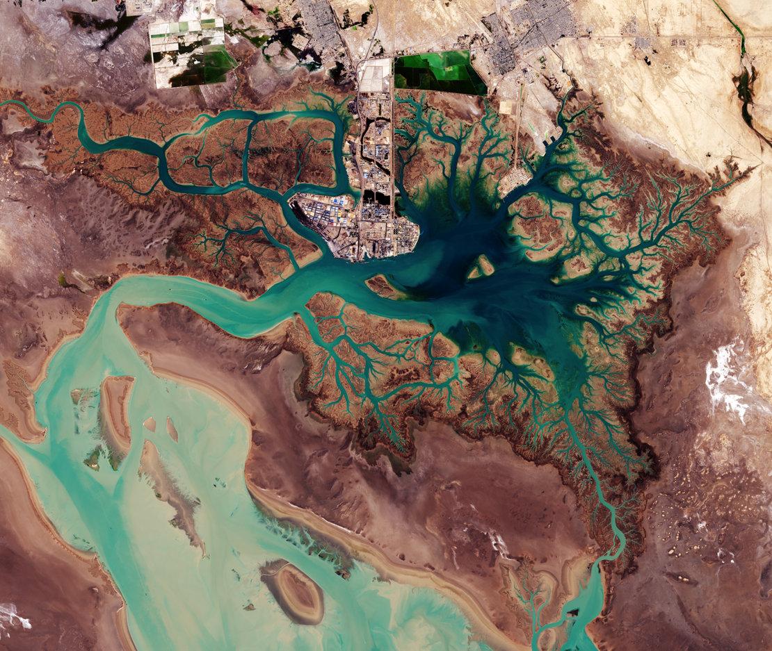 Earth from space: Musa Bay, Iran