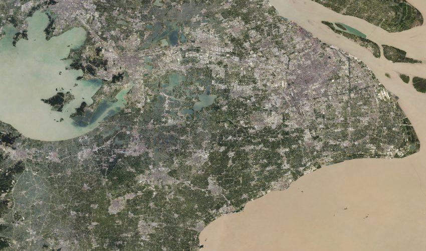 Shanghai urban development increasing dramatically
