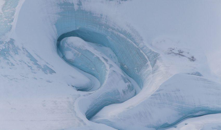 Meltwater channels on Ellesmere Island