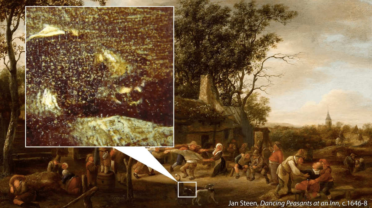 Famous paintings under attack by mysterious chemical reactions