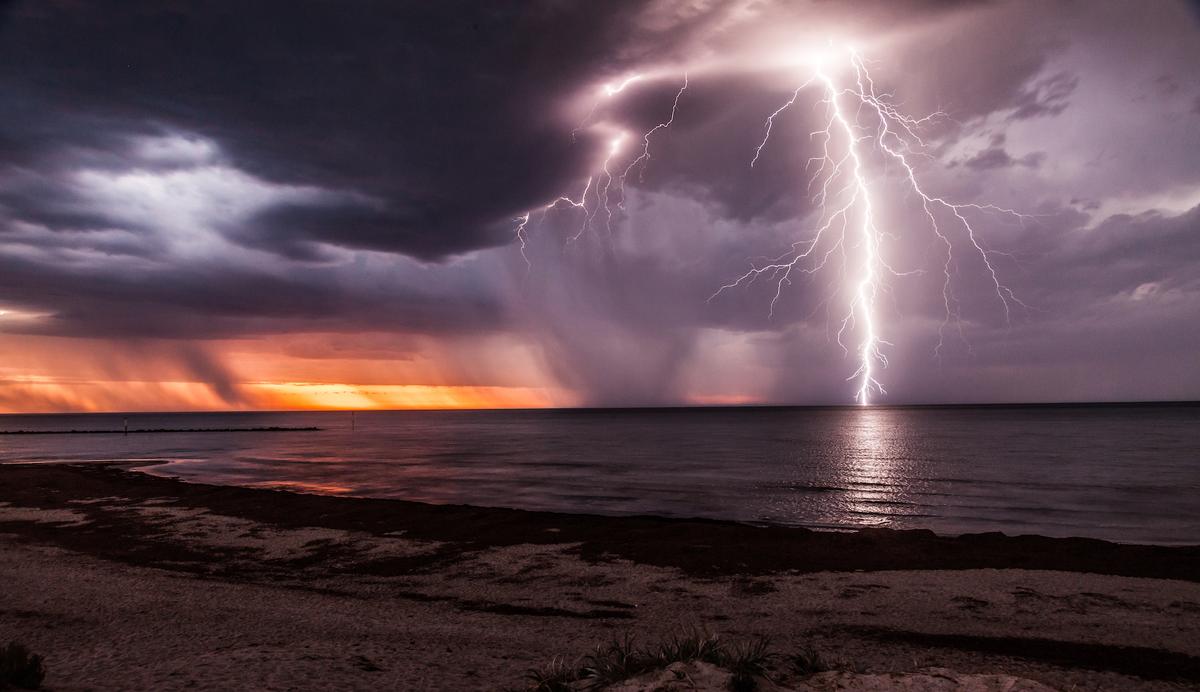 A look inside tropical storms and gamma-ray flashes