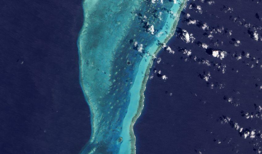 Belize’s glowing Lighthouse Reef Atoll