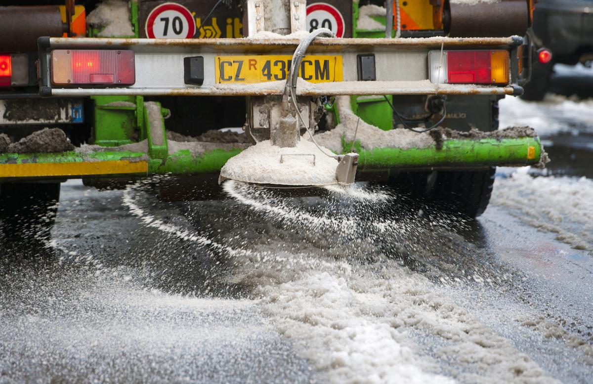 Why is salt used to melt ice in the winter?