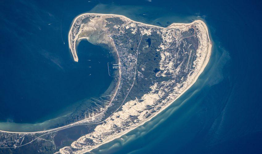Cape Cod, Massachusetts Stretches into the Atlantic