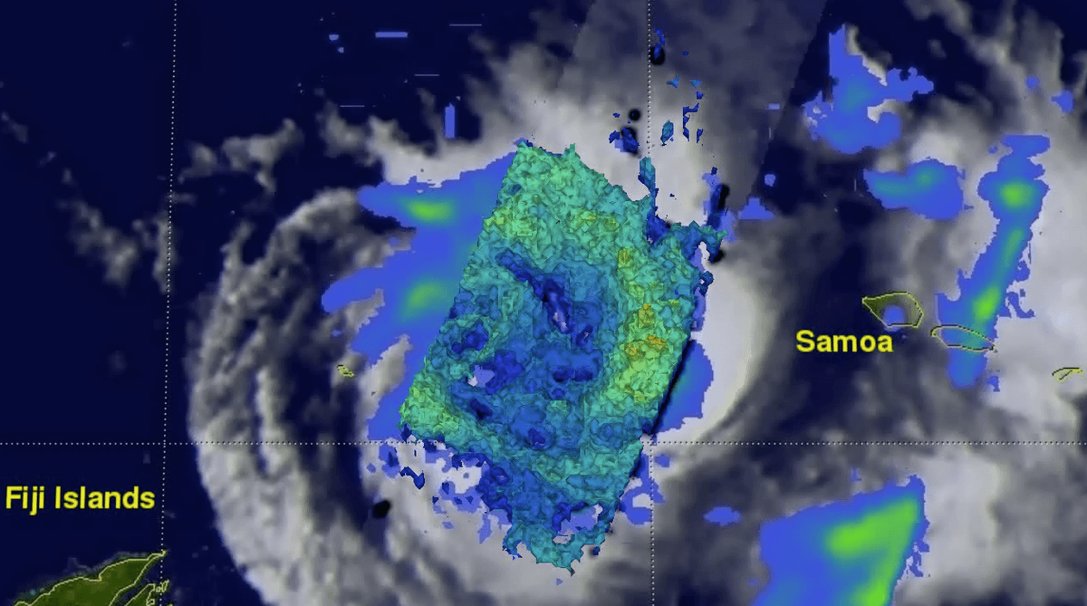 Tropical Cyclone Ella on the move and getting stronger