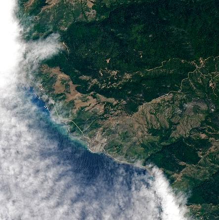 California landslide buries famous highway