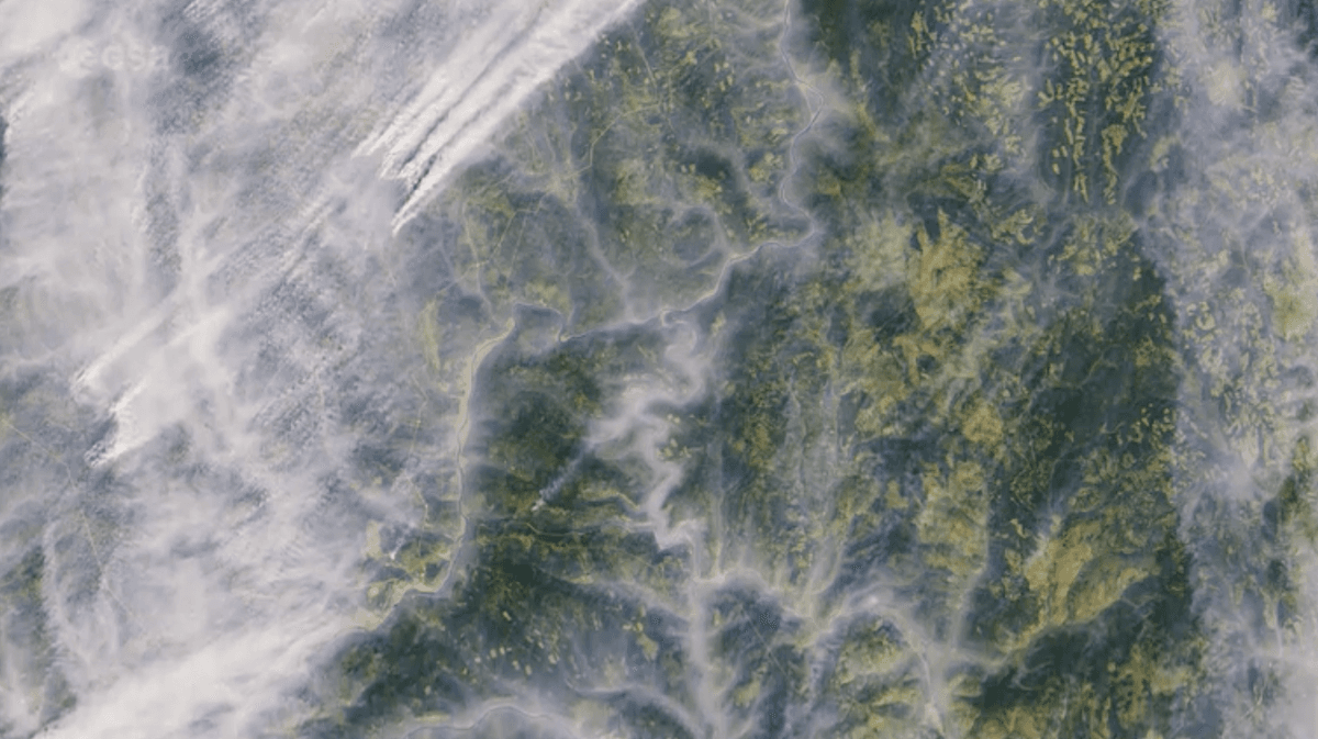 Wildfires burning in eastern Russia