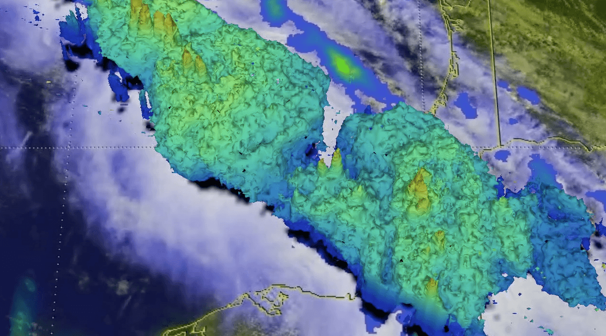 NASA's GPM shows tornadoes developing over Florida