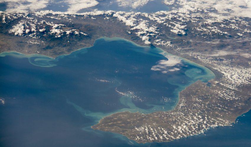 The Gulf of Taranto in Italy