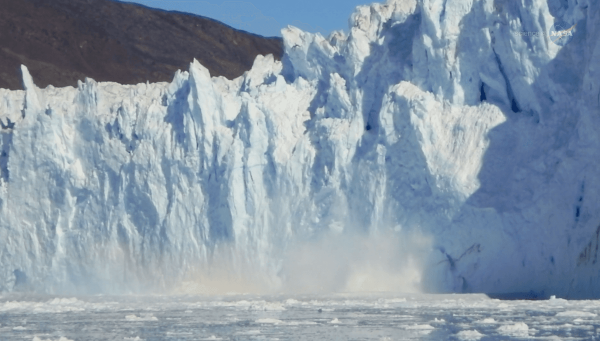 Thinning ice sheets in Greenland
