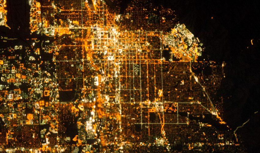 Salt Lake City at Night