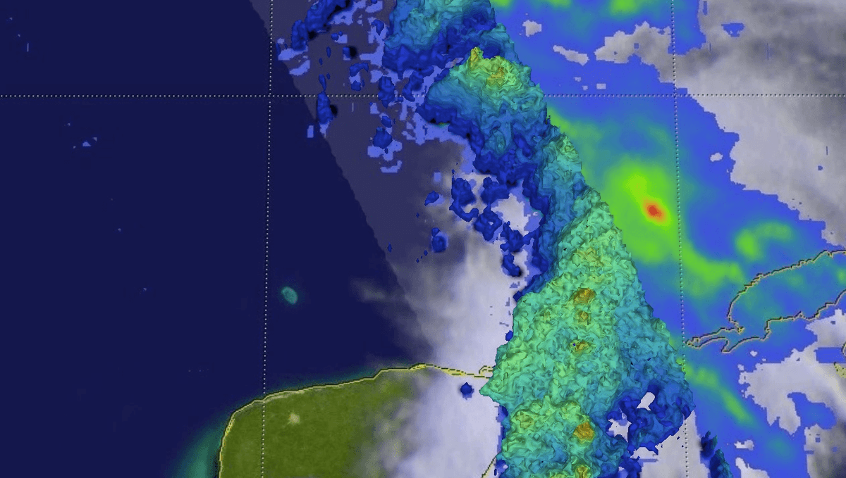 Possible tropical storm developing in the Gulf of Mexico?