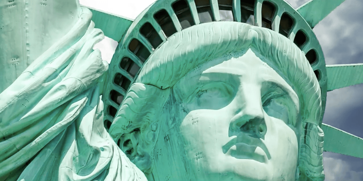 The Statue of Liberty and her true colors