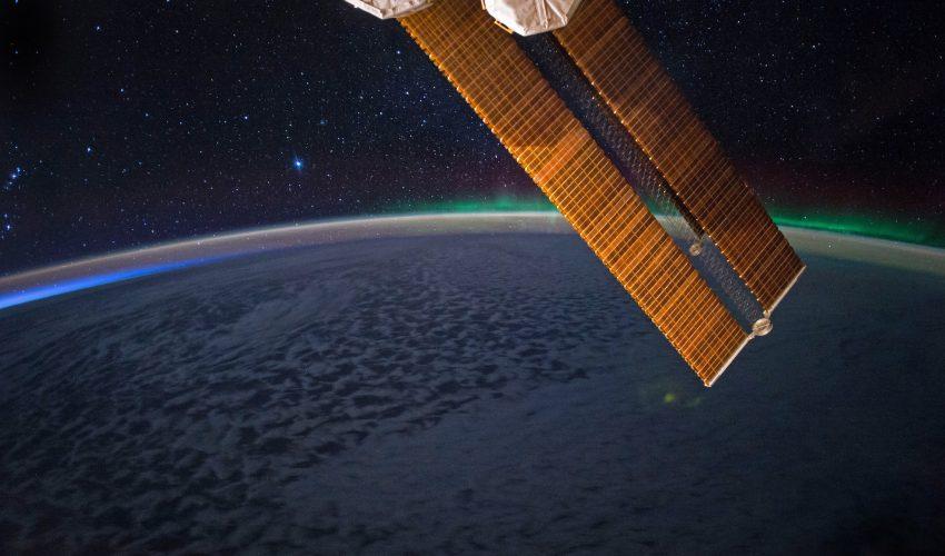 Shining Green Lights of the Aurora Australis