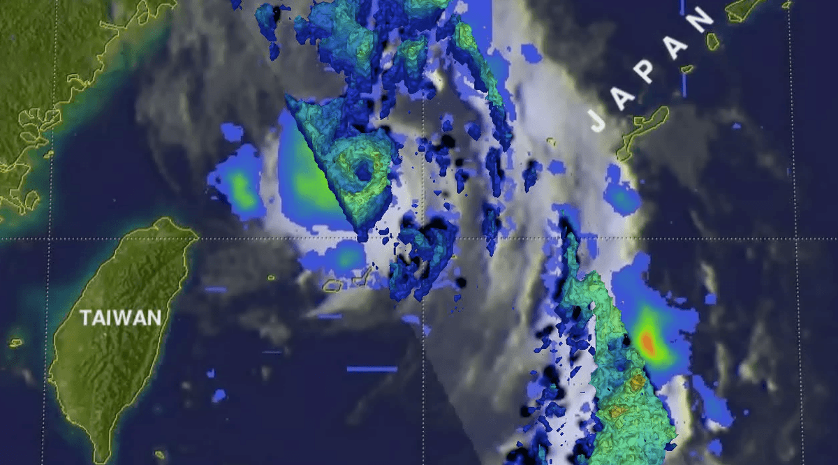 GPM animation of Tropical Storm Nanmadol