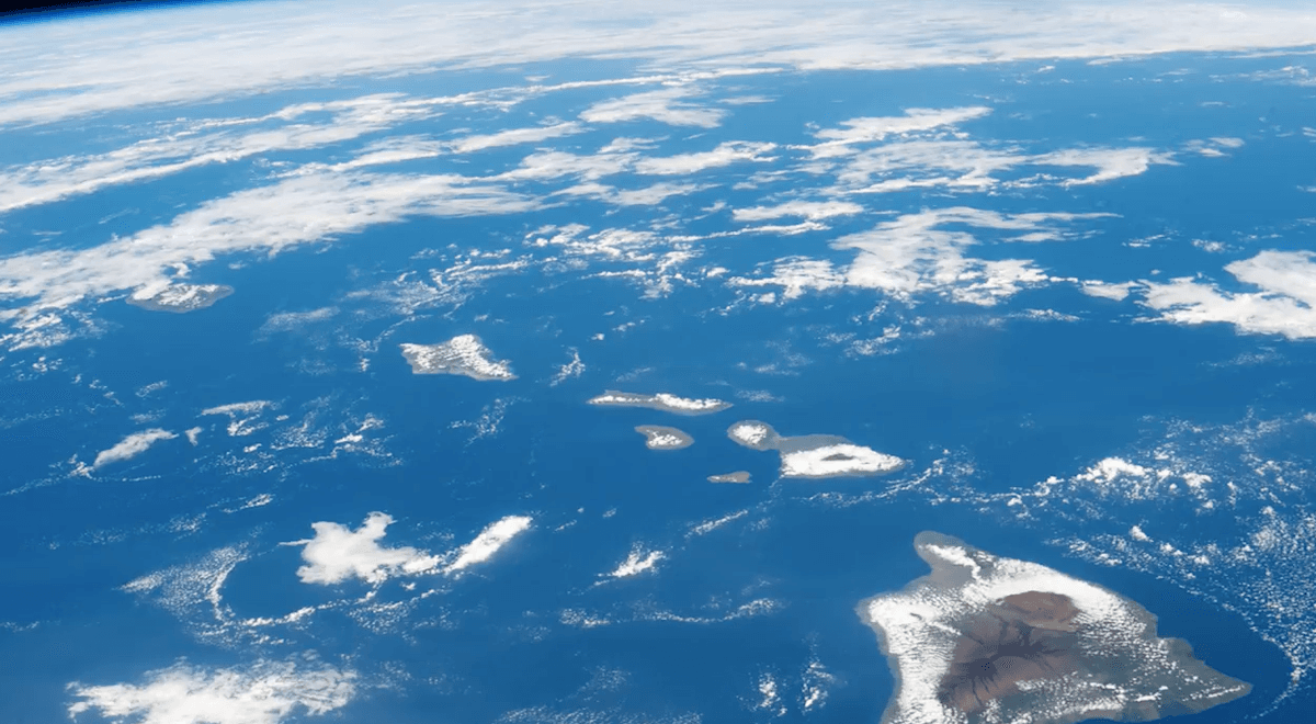 Shorelines of the United States from space