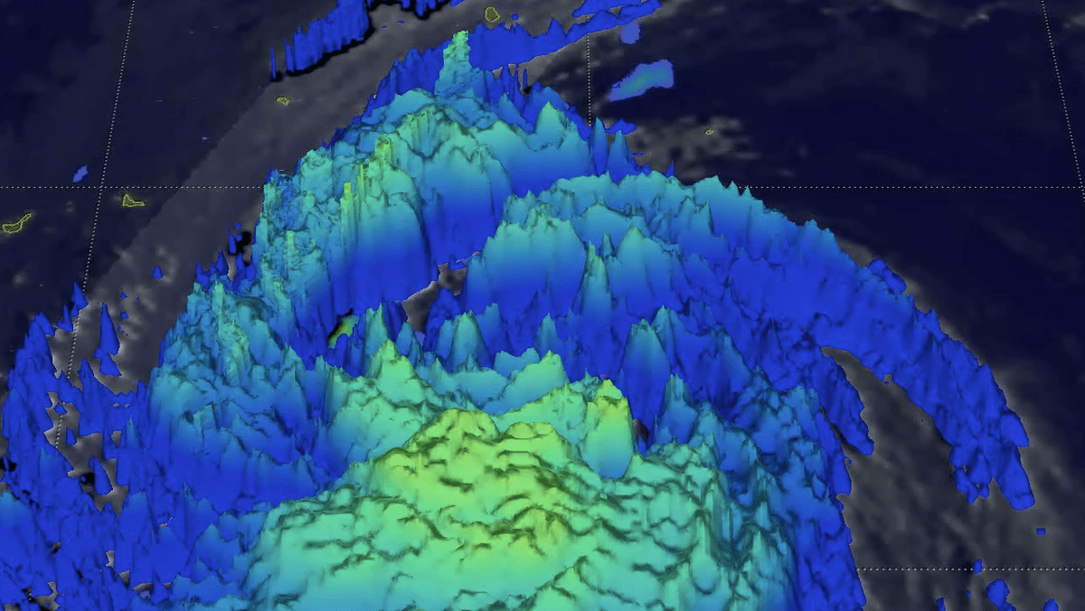 NASA GPM video of Tropical Storm Saola