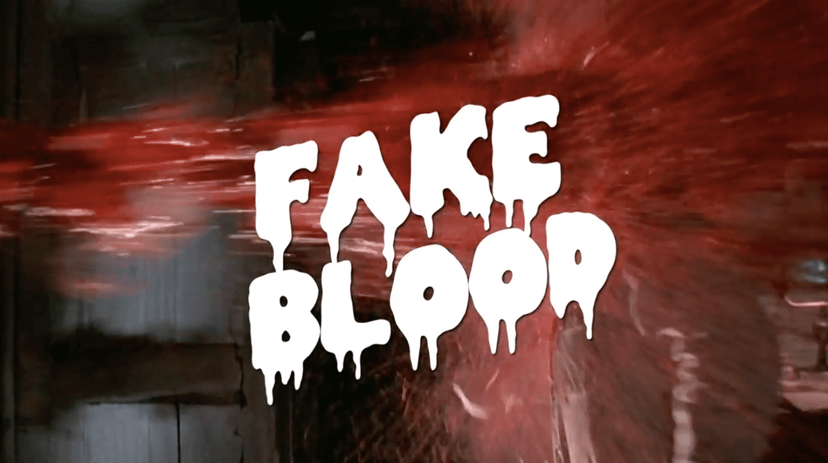 The science of fake blood in movies