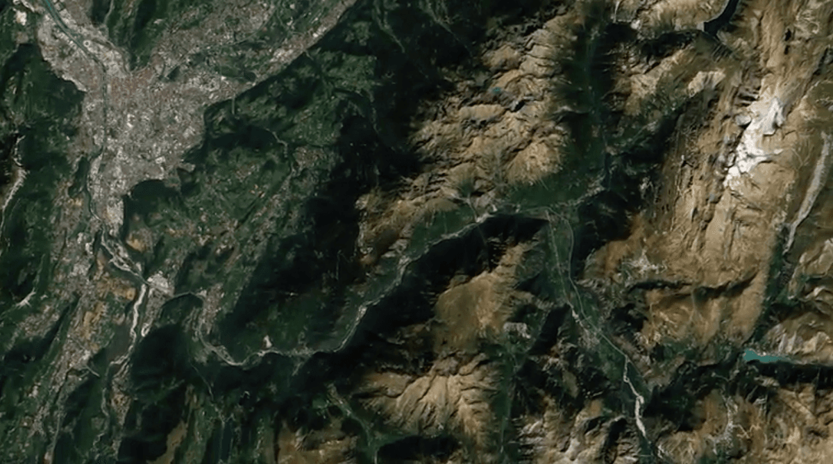Les Deux Alpes in France
