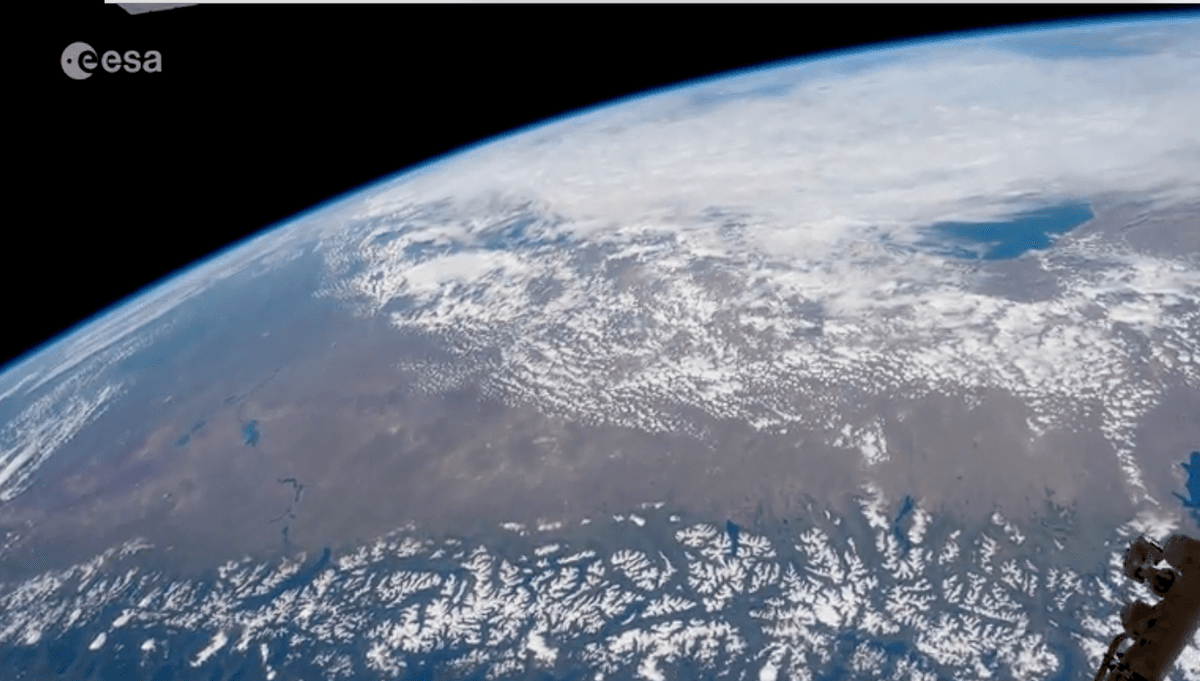 Patagonia timelapse from space