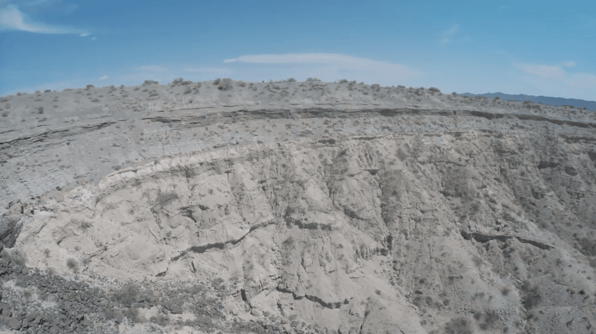 The Kilbourne Hole maar crater in New Mexico