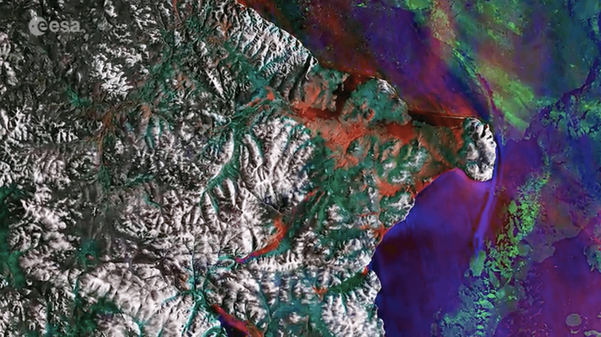 Sea ice changes in the Bering Strait