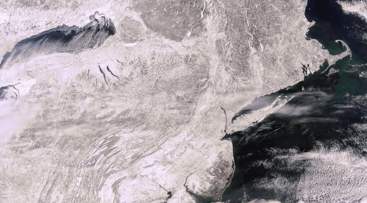 Ice in some of the coldest places on Earth