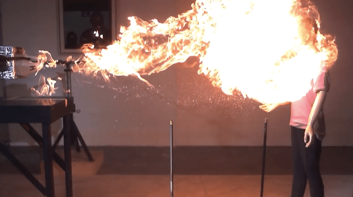 How flame jetting can create massive fireballs