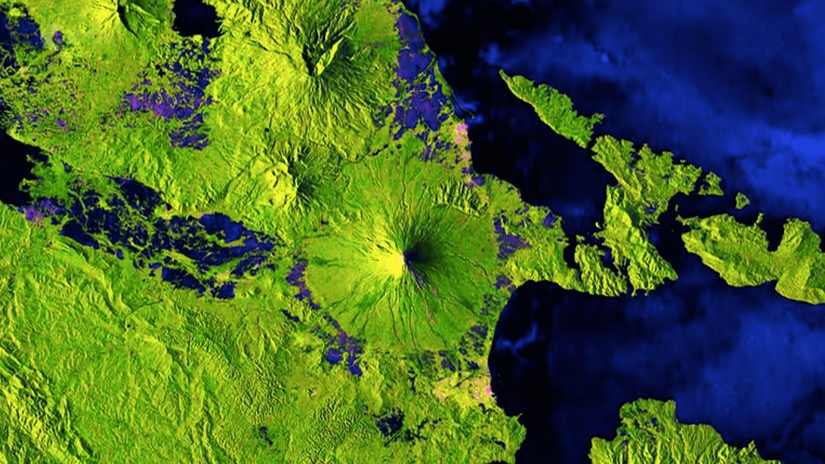 Mount Mayon in the Philippines