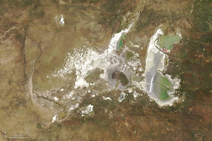 The Makgadikgadi Salt Pans
