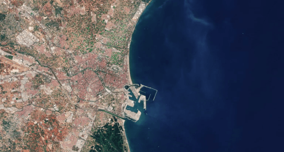 Valencia from space