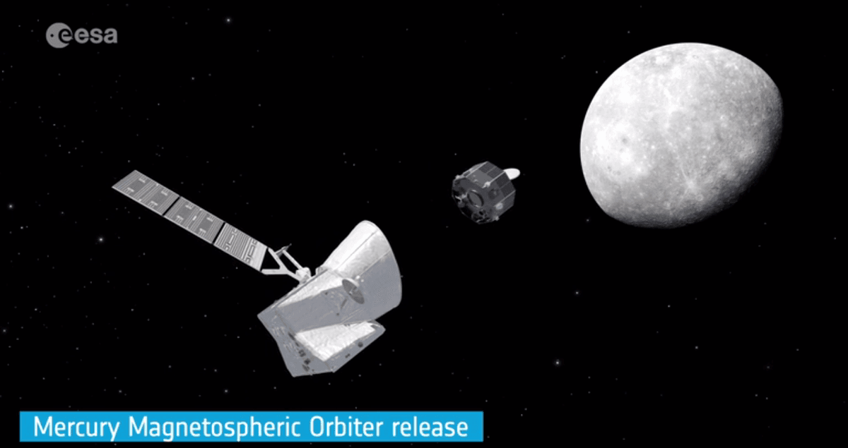Europe's first mission to Mercury