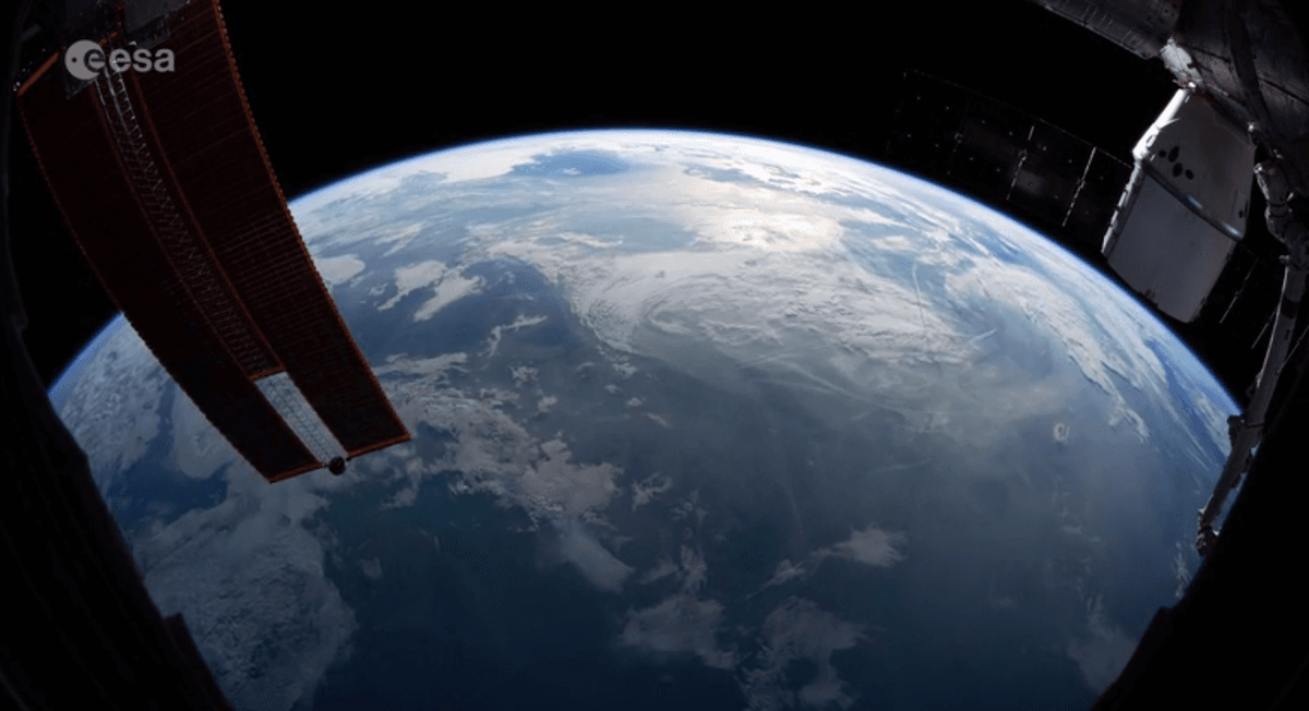 Sunrise from the International Space Station