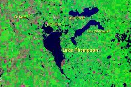 Striking changes in South Dakota's Lake Thompson