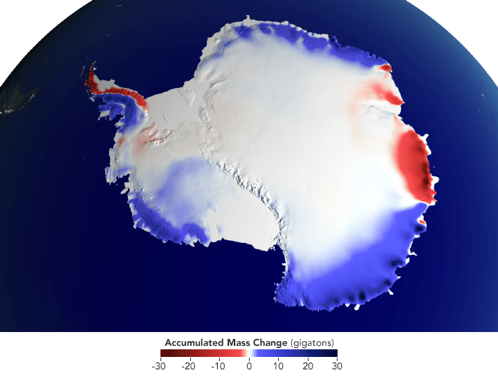 Snowfall accumulation increased over the 20th century in Antarctica