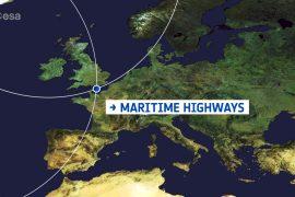 The English Channel from space