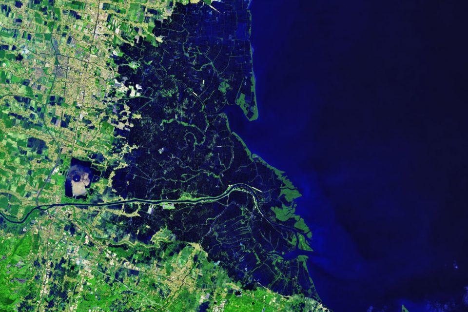 The Porong River Delta