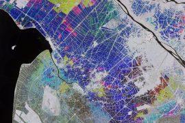 The Mekong Delta from space
